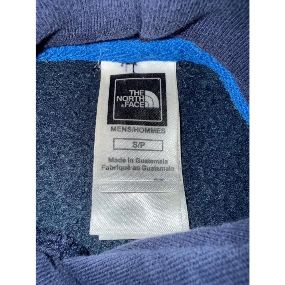 The North Face Mens Hoodie Pullover‎ Blue Logo Size Small
